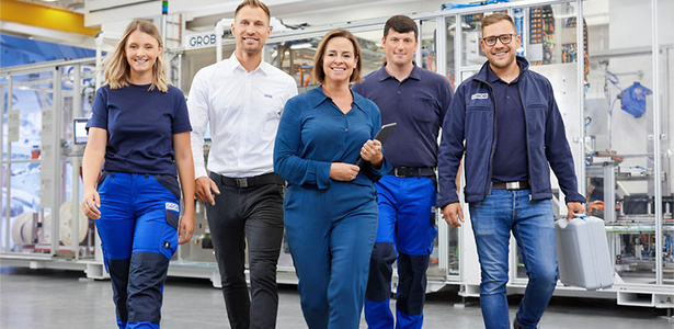 Gruppe von Mitarbeitern