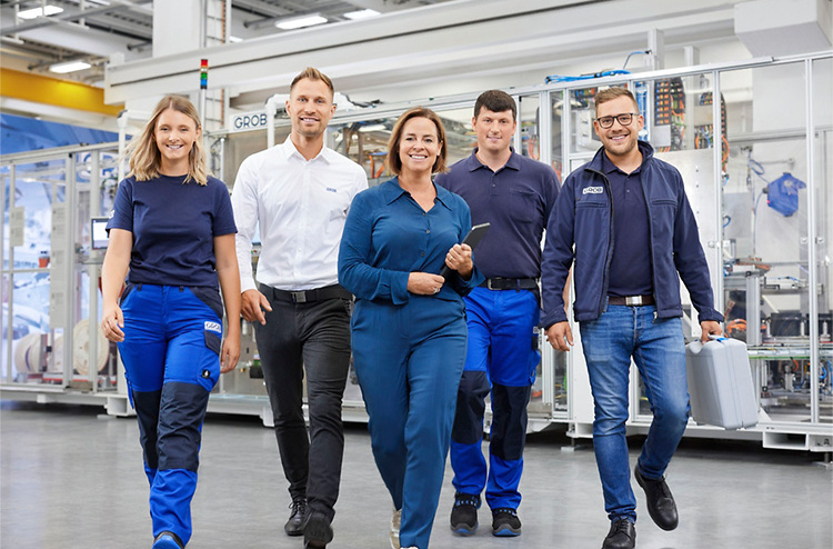 Gruppe von Mitarbeitern