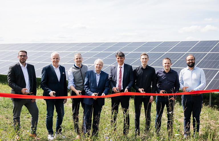 Official inauguration of PV system in Mindelheim
