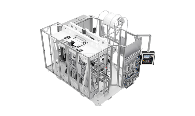 Rotor needle winding machine