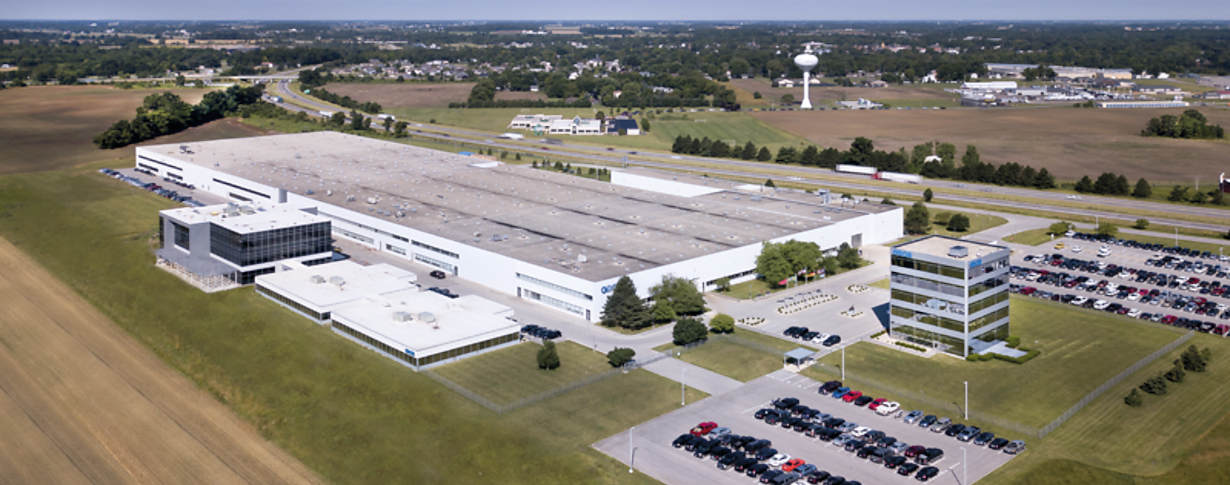 GROB plant USA aerial view