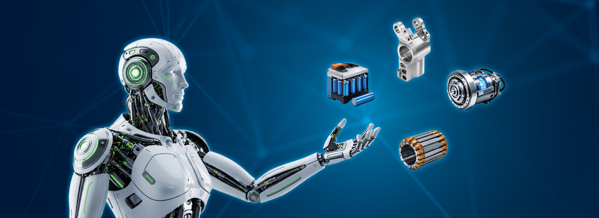 Humanoid robot production with GROB